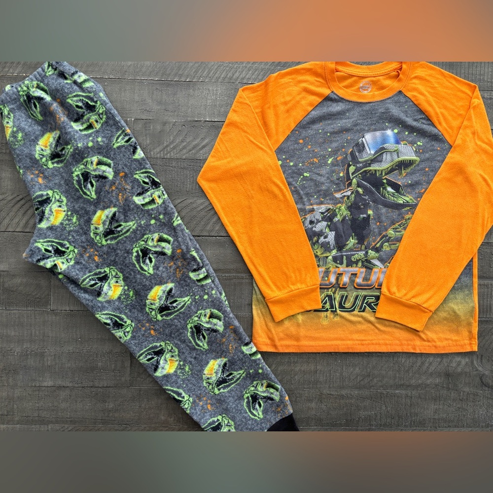 Wonder Nation Boys Long Sleeve Pajama Sets Size 14-16 - Picture 3 of 6